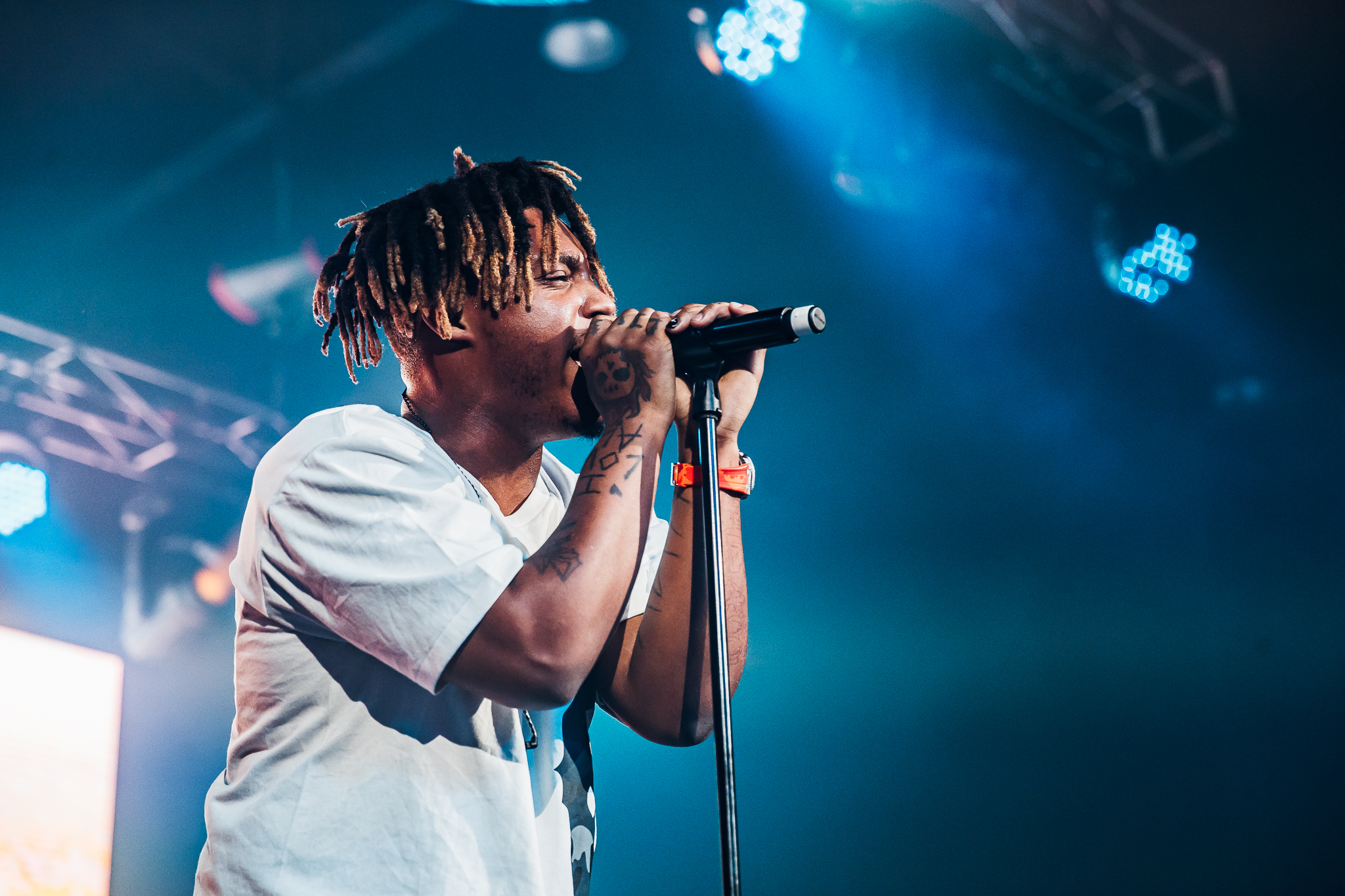 Download Hundreds of Fans Enjoying the Juice Wrld Concert Wallpaper   Wallpaperscom